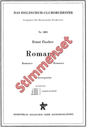 Fischer, Ernst Romanze Akkordeonorchester Stimmenset