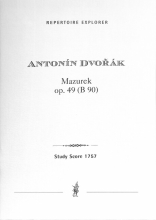 Mazurek (Mazurka) op.49  for violin and orchestra study score