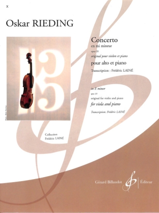 Concerto mi mineur op.35 pour alto et piano