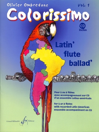 Colorissimo vol.1 (+CD) pour 1-2 flutes partition
