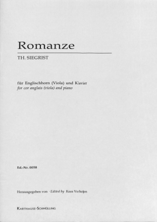 Romanze f�r Englischhorn (Viola) und Klavier