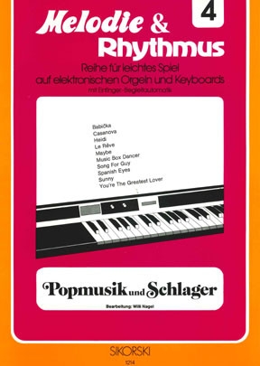 Popmusik und Schlager: f�r E-Orgel/Keyboard