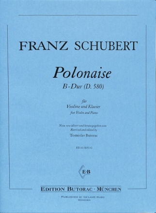 Polonaise B-Dur D580 f�r Violine und Klavier