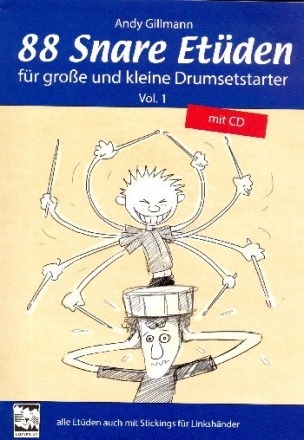 88 Snare Et�den Band 1 (+CD) f�r Snare Drum