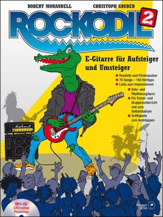 Rockodil Band 2 (+MP3-CD): f�r E-Gitarre/Tabulatur