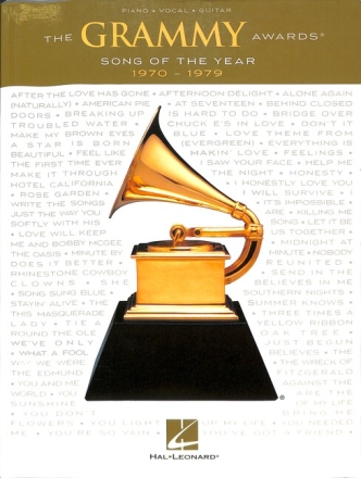 The Grammy awards - Song of the Year 1970-1979: for piano/vocal/guitar songbook