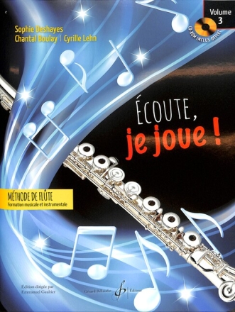 �coute je joue vol.3 (+CD-ROM) pour fl�te