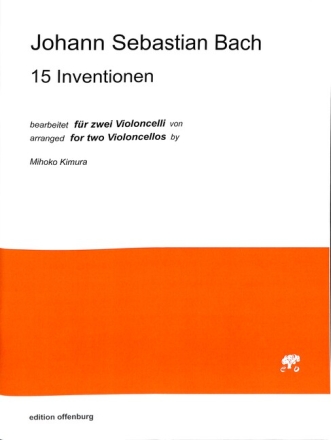 15 Inventionen f�r 2 Violoncelli Spielpartitur