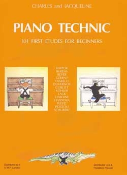 Piano technic 101 first etudes for beginners Jacqueline, Ko-Autorin
