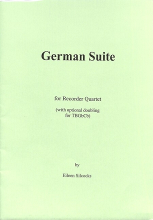 German Suite for recorder quartet (with opt. TbGbCb) score and parts