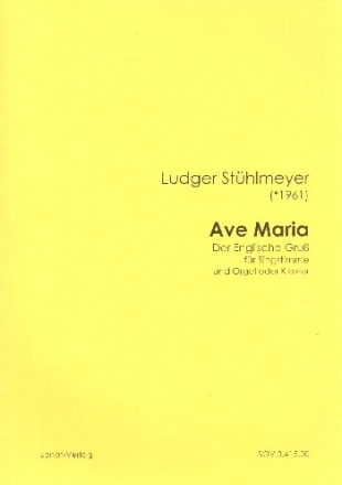 Ave Maria f�r Gesang und Orgel (Klavier) 2 Partituren