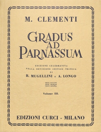 Gradus ad parnassum vol.3 for piano (dt/fr/sp)