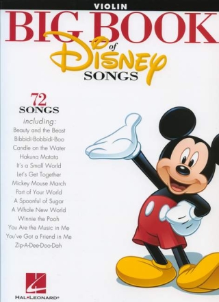 Big Book of Disney Songs: for violin