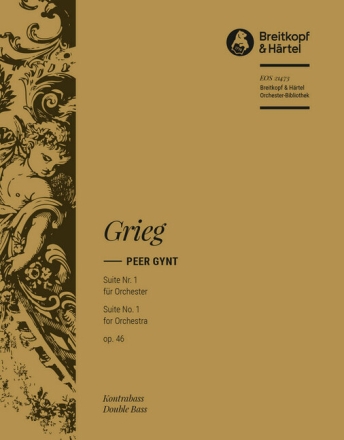 Peer Gynt-Suite Nr.1 op.46 f�r Orchester Kontrabass