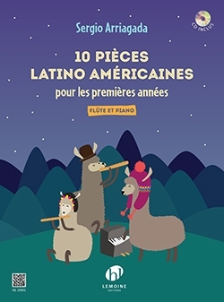 10 Pi�ces latino am�ricaines (+CD) pour fl�te et piano