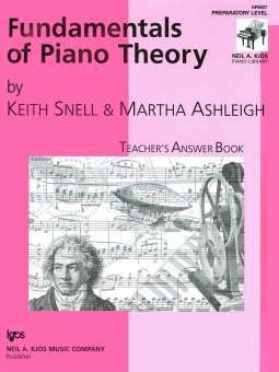 Fundamentals of Piano Theory preparatory level teacher's answer book