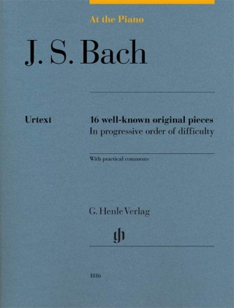 16 well-known original Pieces in progressive Order of Difficuly for piano