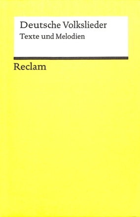 Deutsche Volkslieder Texte und Melodien Liederheft