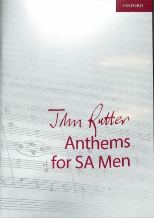 Anthems for SA and Men for mixed chorus (SAM) and piano (organ) score