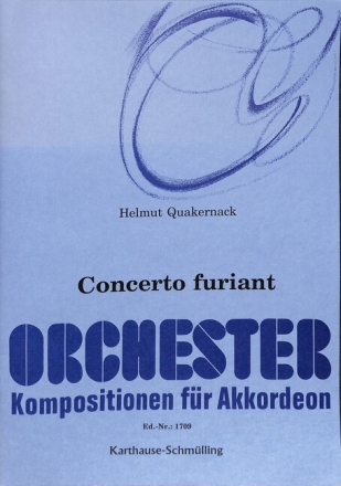 Quakernack Concerto furiant (Partitur)