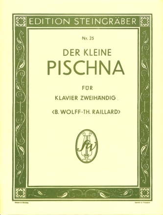 Der kleine Pischna f�r Klavier