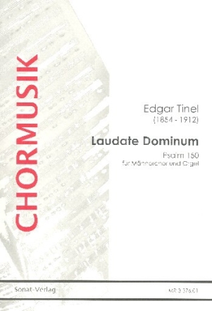 Laudate Dominum f�r M�nnerchor und Orgel Partitur