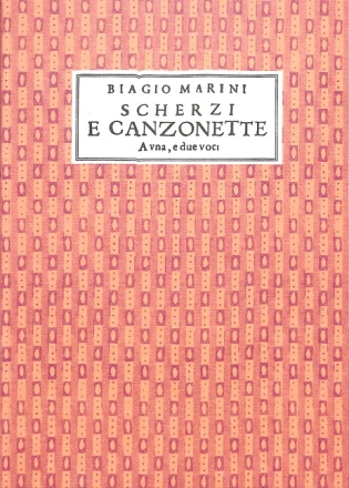 Scherzo e  canzonette a 1-2 voci facsimile