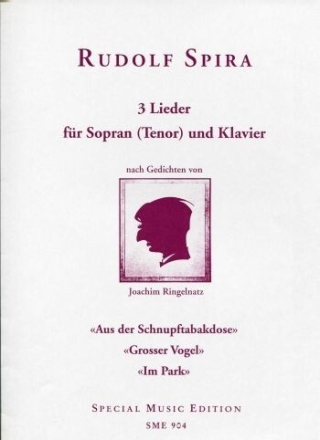 Joachim Ringelnatz-Lieder f�r Sopran (Tenor) und Klavier