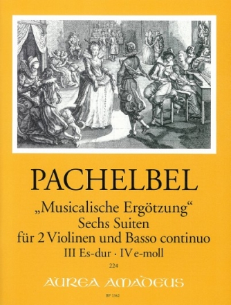 6 Suiten Band 2 (Nr.3-4) f�r 2 Violinen und Bc