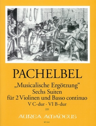6 Suiten Band 3 (Nr.5-6) f�r 2 Violinen und Bc