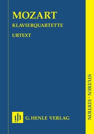 Quartette f�r Klavier und Streichtrio Studienpartitur