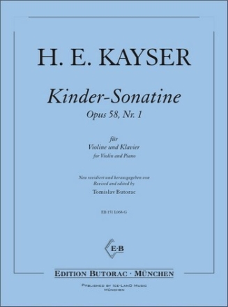 Kinder-Sonatine op.58,1 f�r Violine und Klavier