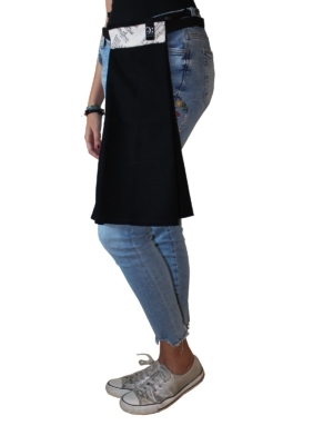 H�ftsch�rze schwarz 72 x 79 cm