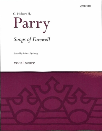 Songs of Farewell for mixed chorus a cappella score