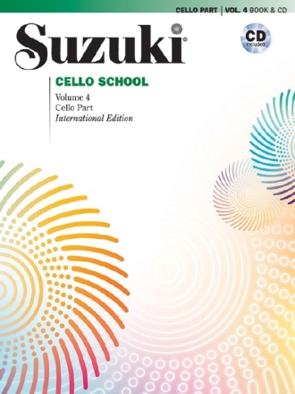 Suzuki Cello School vol.4 (+CD) for cello and piano cello part, revised edition