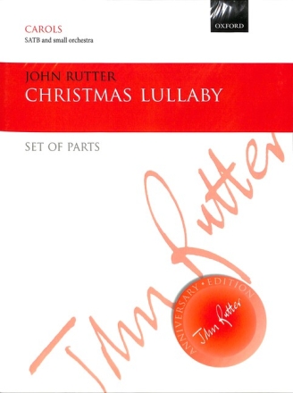 Christmas Lullaby for mixed chorus and string orchestra set of parts (4/4/3/2/1)
