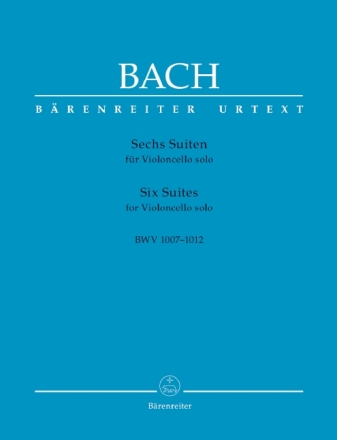 6 Suiten BWV1007-1012 f�r Violoncello broschiert
