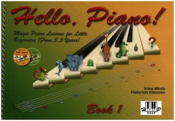 Hello, Piano! vol.1 (+2 CD's) for piano Text englisch