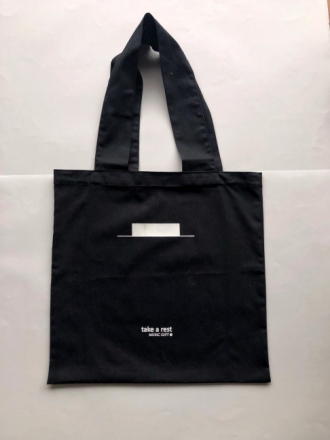 Baumwolltasche Take a Rest 43 x 35 cm