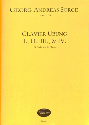 Clavier�bung 1-4 f�r Klavier (Orgel/Cembalo)