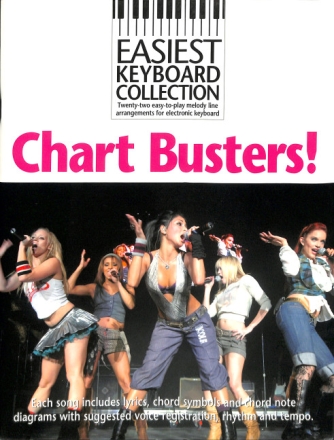 Easiest keyboard collection: chart busters 22 easy-to-play melody line arrangements