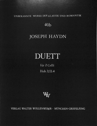 Duett Hob.XII:4 f�r 2 Celli Stimmen