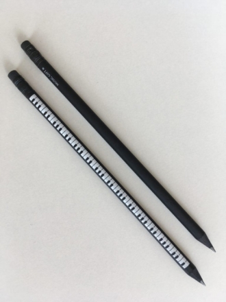 Bleistift Tastatur mit Radiergummi