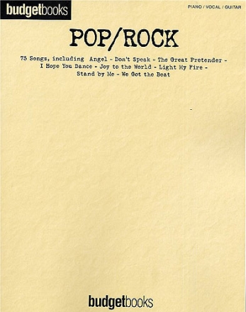 Pop / Rock: 75 Songs songbook piano/vocal/guitar