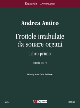 Frottole intabulate da sonare organi vol.1 for organ