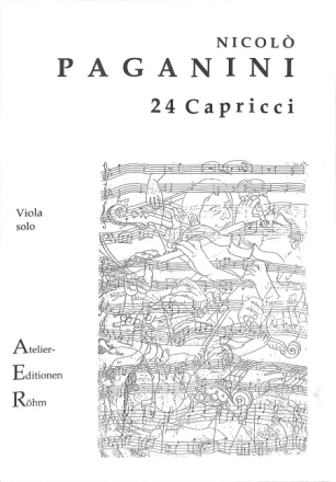 24 Capricci f�r Viola