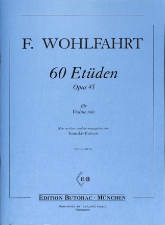 60 Et�den op.45 f�r Violine