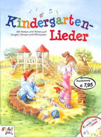 Kindergarten-Lieder (+CD) Liederbuch Melodie/Text/Akkorde