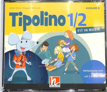 Tipolino 1/2 - Fit in Musik  5 Audio-CD's