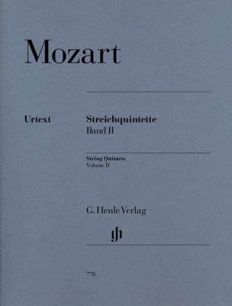 Quintette Band 2 f�r 2 Violinen, 2 Violen und Violoncello Stimmen